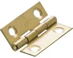 Hornbach Schmales Scharnier, Messing 38x25 mm, 10 Stück