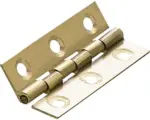 Hornbach Schmales Scharnier, Messing 51x25 mm, 10 Stück