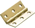 Hornbach Schmales Scharnier, Messing 64x40 mm, 10 Stück