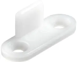 Gleiter für Bodenführung, weiß, 6 Stück