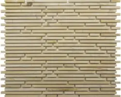 Natursteinmosaik Marmor 27,6x23,0 cm beige