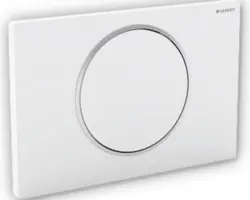 Betätigungsplatte Geberit Sigma 10 weiß matt/chrom
