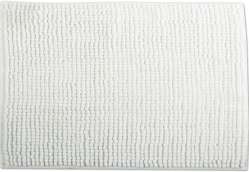 Badteppich Msv Chenille 50x80 cm weiß
