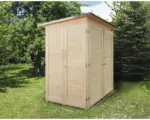 Hornbach Gartenschrank weka Kompakt Q 200x125x217 cm natur