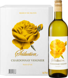 Séduction Chardonnay/Viognier Pays d'Oc IGP, Frankreich, Languedoc-Roussillon, 2022, 6 x 75 cl