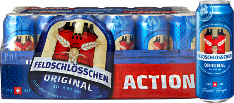 Feldschlösschen Bier Original, 24 x 50 cl