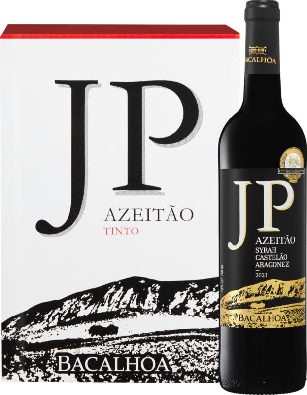 JP Azeitão Tinto Vinho Regional Península de Setúbal, Portogallo, Setúbal, 6 x 75 cl, 2021/2022
