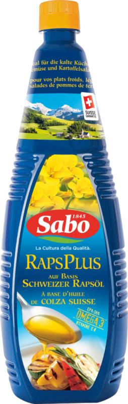 Sabo Rapsöl Plus, 1 Liter