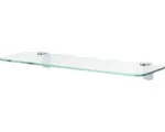 Hornbach Glasablage Spirella Max light 60x17,5 cm chrom