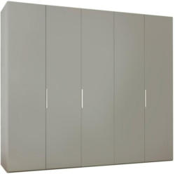 Drehtürenschrank Laar Grau/Seidengrau B: 200cm