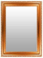 Möbelix Wandspiegel Rechteckig 58,7x78,7 cm Goldener Rahmen