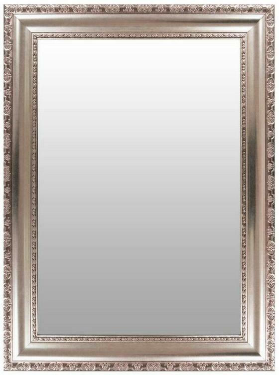 Wandspiegel Rechteckig 58,7x78,7 cm Silber Rahmen