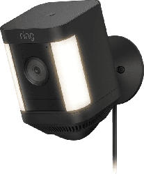 ring Spotlight Cam Plus Plug-In Schwarz Überwachungskamera
