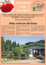 Florhof - die Erlebnisgärtnerei Florhof: Rosenfest - bis 04.06.2023