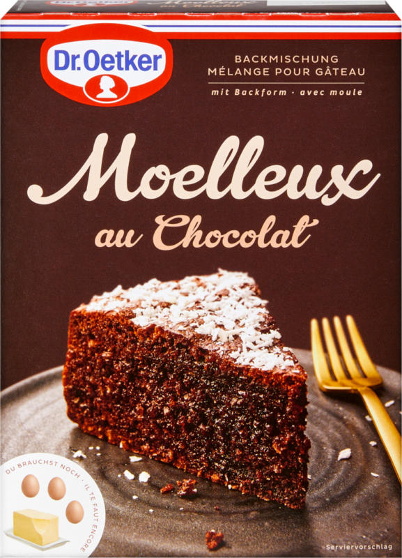 Dr. Oetker Backmischung Moelleux au Chocolat, 385 g