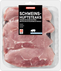 Denner Schweinshuftsteaks, maigres, 4 x env. 150, les 100 g