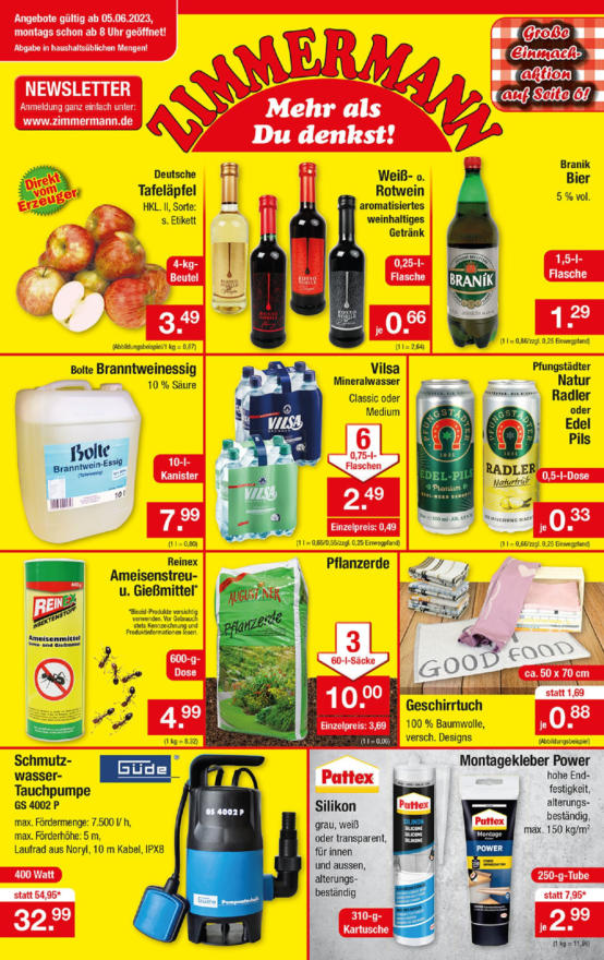 Zimmermann Sonderposten Angebot ≫ Aktuelle Prospekte und Produkte