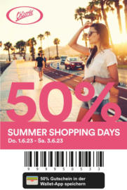 50% Summer Shopping Days