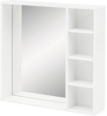 Flachspiegel Möbelpartner 73,3x73,3 cm weiß hochglanz