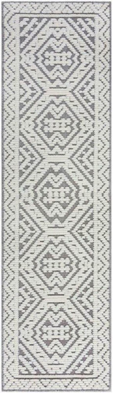 Teppich Teppich Grau B: 218 cm