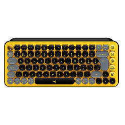 Logitech Tastatur POP Keys, USB/Bluetooth, Mechanisch, Kabellos, QWERTZ, TTC Brown, Blast