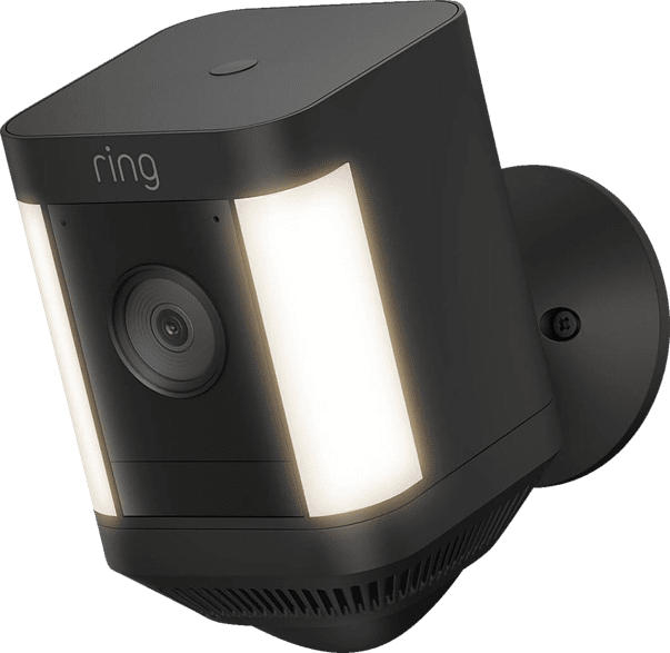 ring Spotlight Cam Plus Battery Schwarz Überwachungskamera