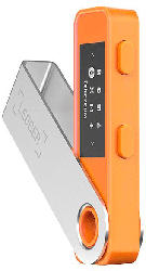 Ledger Hardware-Wallet NANO S PLUS BTC Orange