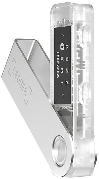 Ledger Hardware-Wallet NANO S PLUS Kristallklar