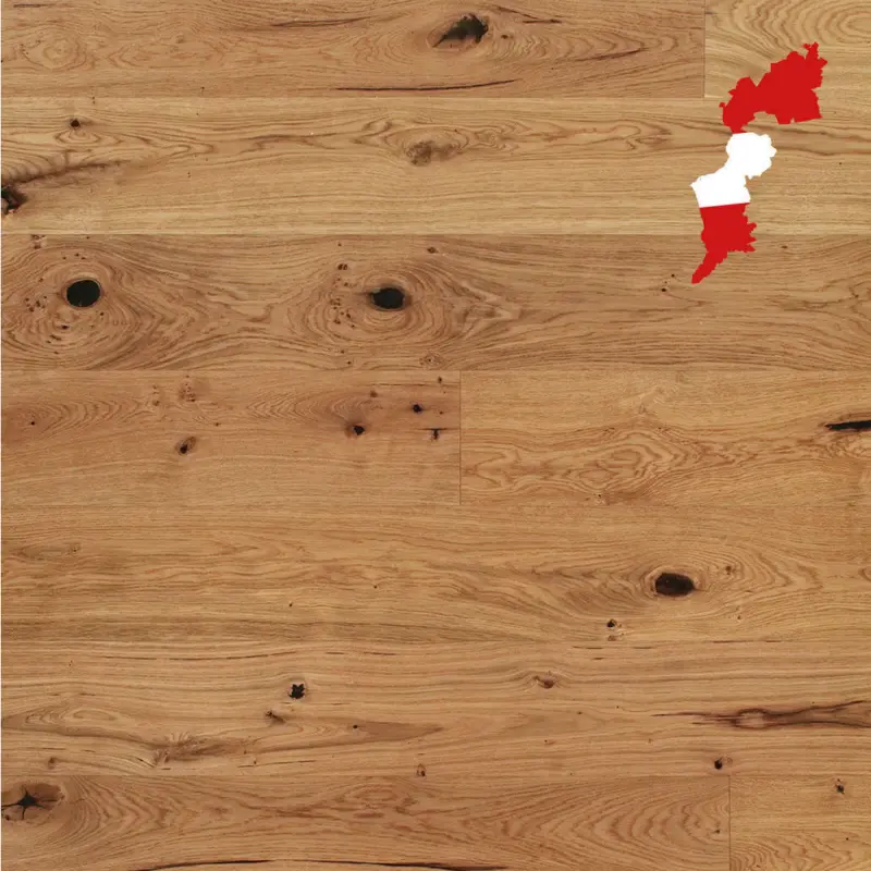 Landhausdiele Eiche rustikal per m²