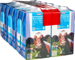 Denner Milchdrink, UHT, 2,5% Fett, 12 x 1 Liter