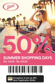 50% Summer Shopping Days