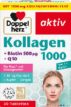 dm-drogerie markt Doppelherz Kollagen 1000, Tabletten 30 St - bis 15.06.2023