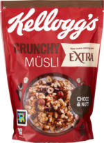 Denner Kellogg's Crunchy Müsli Choco & Nuts, 500 g - au 12.06.2023