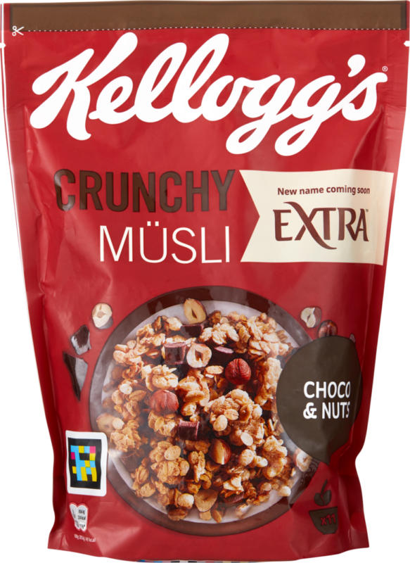 Kellogg's Crunchy Müsli Choco & Nuts, 500 g