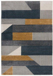 Teppich Teppich Blau/Gelb B: 170 cm