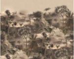 Hornbach Fototapete Vlies 543629 Curiosity Dschungel beige 7-tlg. 371 x 300 cm