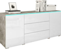 Sideboard Vera Betonoptik/Weiss