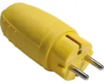 Hornbach Stecker Schutzkontaktstecker gelb IP 44