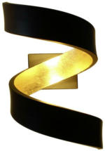 Möbelix LED-Wandleuchte Helix 2-Flammig Spiralförmig
