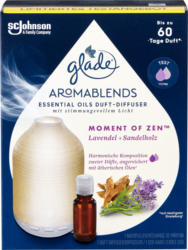 Glade E-Scented Moment of Zen, Huile et diffuseur, 1 kit