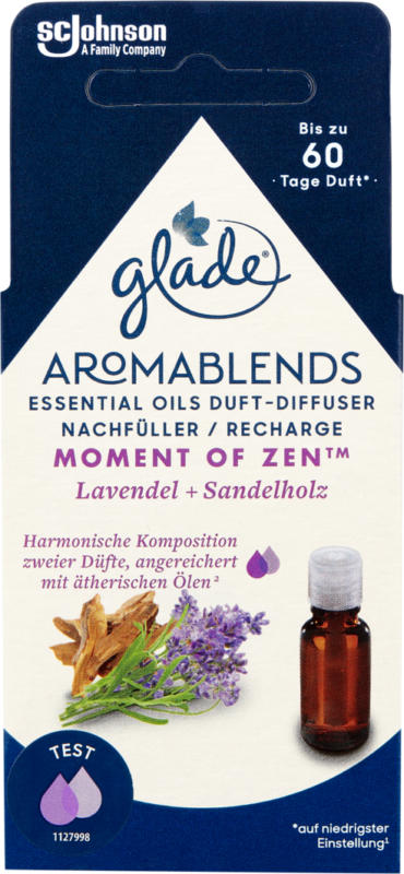 Glade E-Scented Oil Moment of Zen, Nachfüller, 17 ml