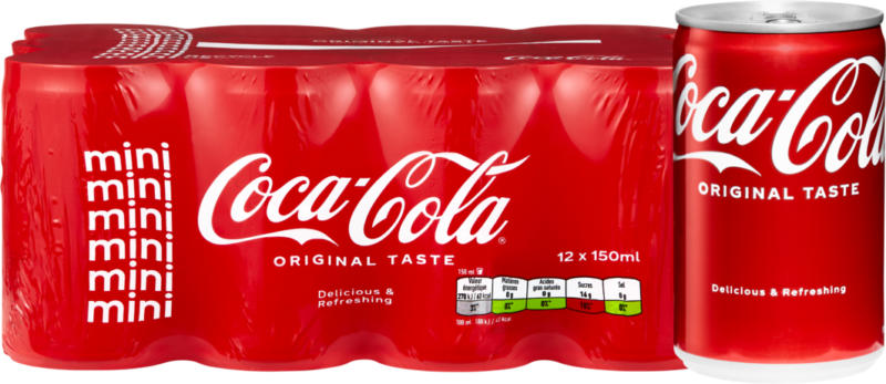 Coca-Cola Classic mini, 12 x 150 ml