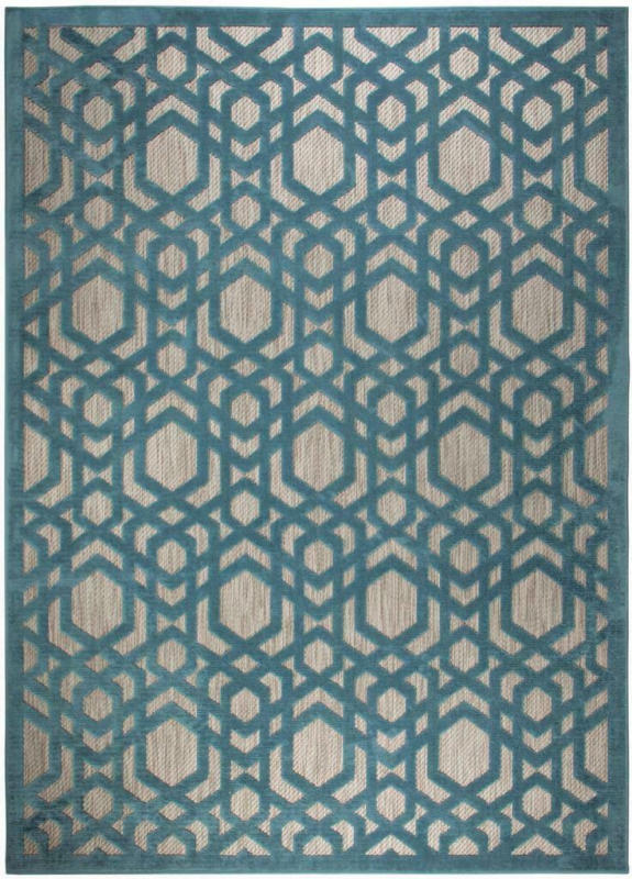 Teppich Blau B: 170 cm