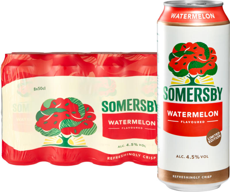 Somersby Watermelon , 8 x 50 cl
