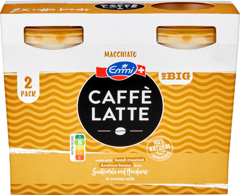 Caffè Latte Mr. Big Emmi, Macchiato, 2 x 370 ml