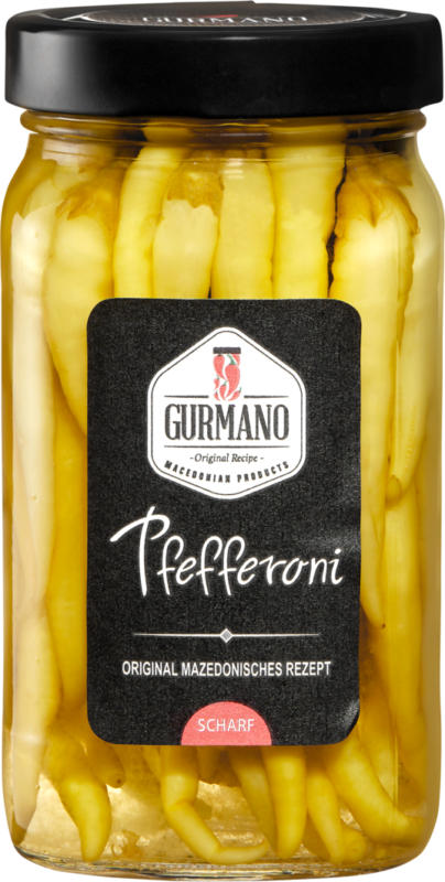 Gurmano geröstete Peperoni, scharf, 500 g