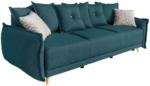 Möbelix Dreisitzer-Sofa mit Bettfunkt. Lazy Lukka, Webstoff