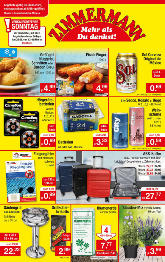 Zimmermann Sonderposten Angebote ≫ Aktuelle Prospekte und Produkte