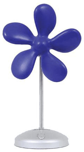 Sonnenkönig Flower Fan Tischventilator Blau (9 Watt)