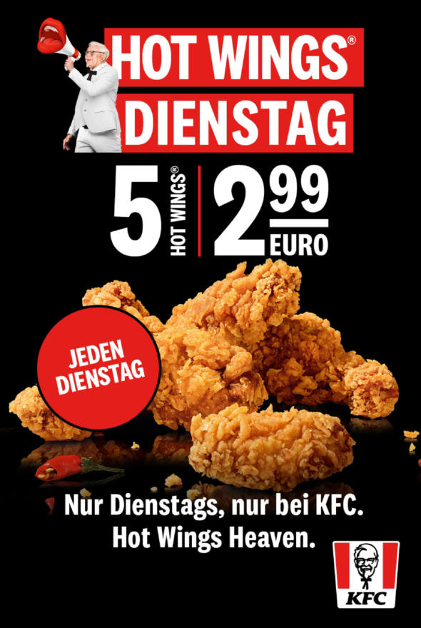 KFC München in Bayerstrasse 7, 80335 München ⇔ Öffnungszeiten und